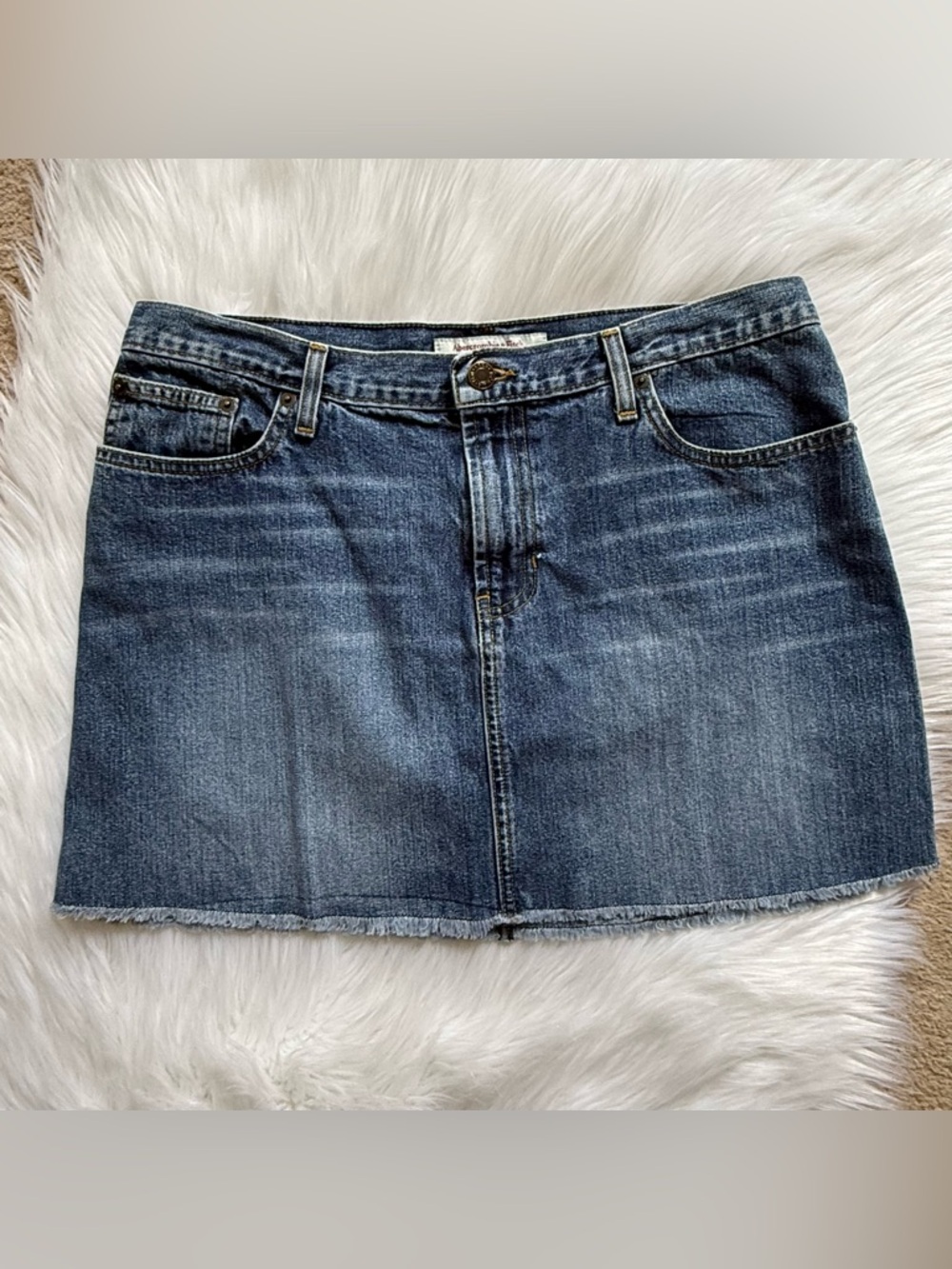 Abercrombie Classic Denim Mini Skirt Size 10